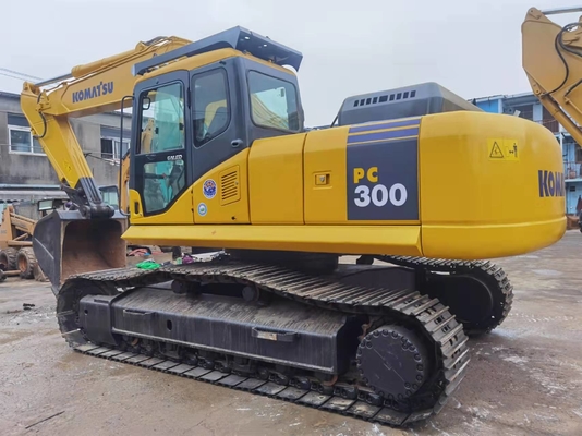1.4m3 বালতি 30t হাইড্রোলিক ক্রলার ব্যবহৃত Komatsu Excavator PC300-7