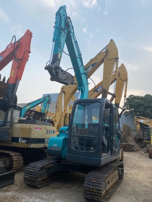0.4m3 বালতি 6850KG সহ 7t সেকেন্ড হ্যান্ড SK75-8 হাইড্রোলিক ক্রলার এক্সকাভেটর