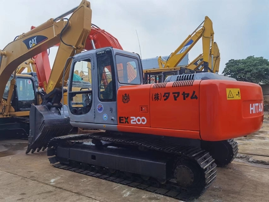 20t ব্যবহৃত Hitachi EX200-5 ক্রলার হাইড্রোলিক এক্সকাভেটর 0.8m3 বালতি সহ 18824.1kg
