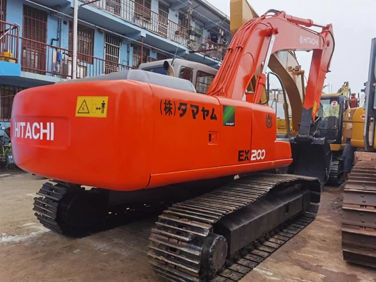 20t ব্যবহৃত Hitachi EX200-5 ক্রলার হাইড্রোলিক এক্সকাভেটর 0.8m3 বালতি সহ 18824.1kg