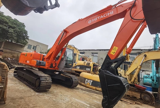 20t ব্যবহৃত Hitachi EX200-5 ক্রলার হাইড্রোলিক এক্সকাভেটর 0.8m3 বালতি সহ 18824.1kg