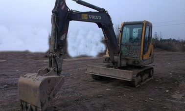 মিনি ব্যবহৃত ভলভো Excavator EC55 0.14cbm Original Turbo সহ বালতি ক্ষমতা
