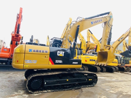 সেকেন্ড হ্যান্ড CAT Caterpillar 320D হাইড্রোলিক ক্রলার এক্সক্যাভেটর 20 টন