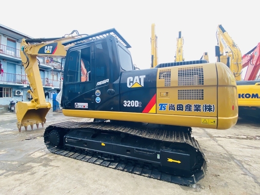 সেকেন্ড হ্যান্ড CAT Caterpillar 320D হাইড্রোলিক ক্রলার এক্সক্যাভেটর 20 টন