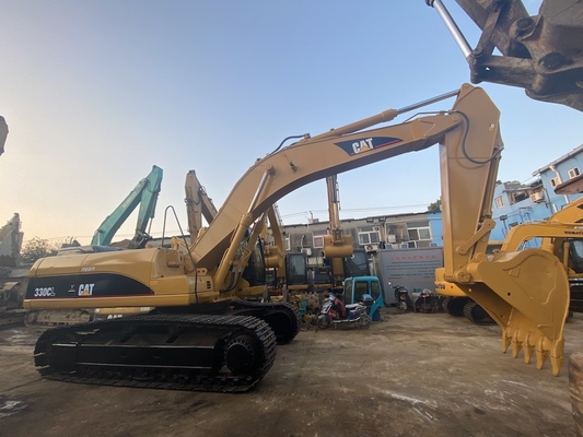 মূল জাপান Cat 330C সেকেন্ড হ্যান্ড খননকারী, Caterpillar ব্যবহৃত ট্র্যাক খননকারী 30 টন