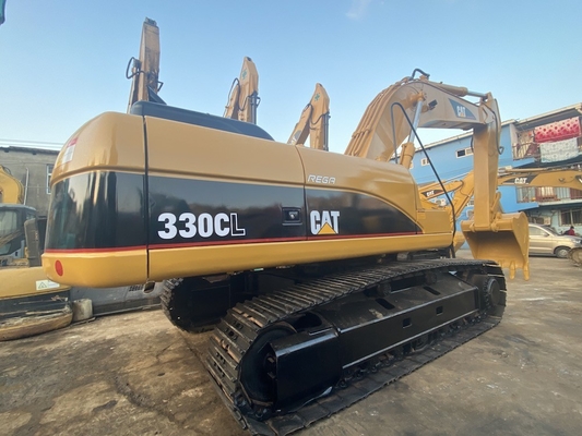 মূল জাপান Cat 330C সেকেন্ড হ্যান্ড খননকারী, Caterpillar ব্যবহৃত ট্র্যাক খননকারী 30 টন