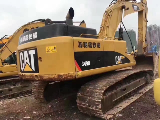 মূল জাপান Cat 349D সেকেন্ড হ্যান্ড খননকারী, Caterpillar ব্যবহৃত ট্র্যাক খননকারী 49 টন