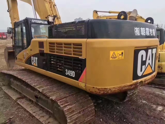 মূল জাপান Cat 349D সেকেন্ড হ্যান্ড খননকারী, Caterpillar ব্যবহৃত ট্র্যাক খননকারী 49 টন