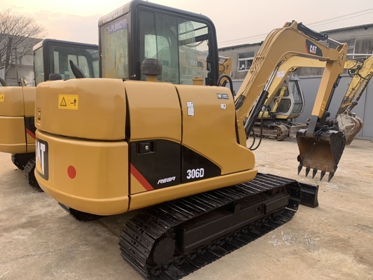 মূল জাপান Cat 306D সেকেন্ড হ্যান্ড হাইড্রোলিক ক্রলার এক্সক্যাভেটর, Caterpillar ব্যবহৃত ট্র্যাক এক্সক্যাভেটর 6 টন