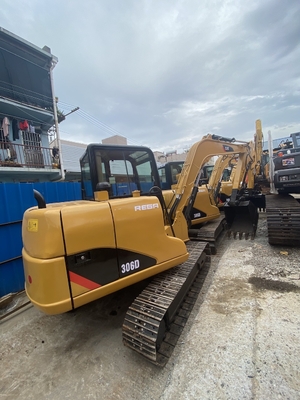 মূল জাপান Cat 306D সেকেন্ড হ্যান্ড হাইড্রোলিক ক্রলার এক্সক্যাভেটর, Caterpillar ব্যবহৃত ট্র্যাক এক্সক্যাভেটর 6 টন