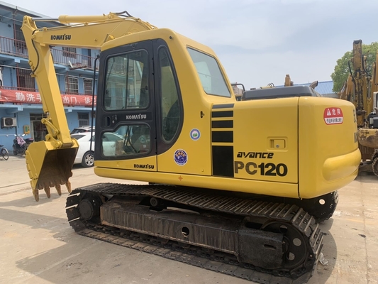 12 টন মূল জাপান ব্যবহৃত Komatsu PC120-6 ক্রলার খননকারী বিক্রয়ের জন্য