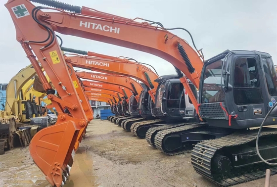 20 টন মূল জাপান ব্যবহৃত হিটাচি ZX200 ক্রলার খননকারী 109.6KW ইঞ্জিন শক্তি এবং 0.8 m3 বালতি ক্ষমতা সহ