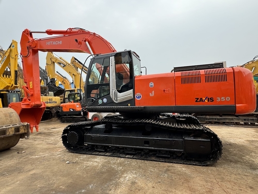৩৫ টন মূল জাপান ব্যবহৃত হিটাচি ZX350 ক্রলার এক্সক্যাভারেটর ২০২ কেডব্লিউএটের ইঞ্জিন পাওয়ার সহ