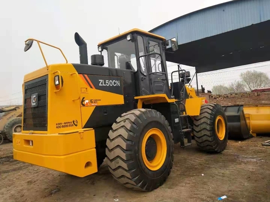 ৩-৫ টন ব্যবহৃত লিউগং ZL50CN চাকা লোডার ১.৮-৫.৬cbm বালতি লোডার