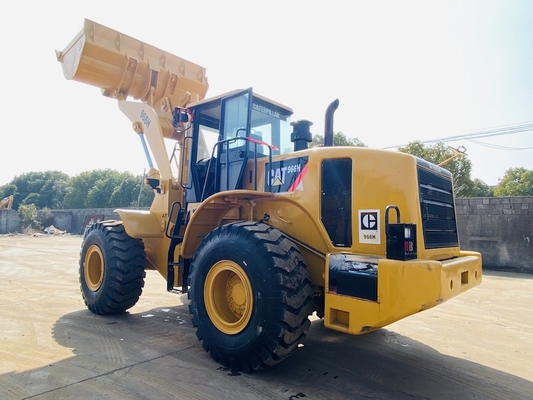 ব্যবহৃত CAT 966H চাকা লোডার 3.4-4.2 m3 বালতি লোডার