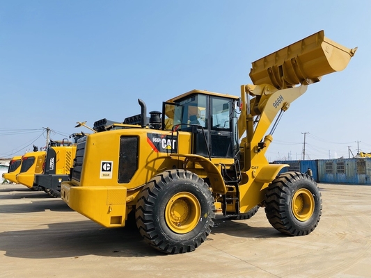 ব্যবহৃত CAT 966H চাকা লোডার 3.4-4.2 m3 বালতি লোডার