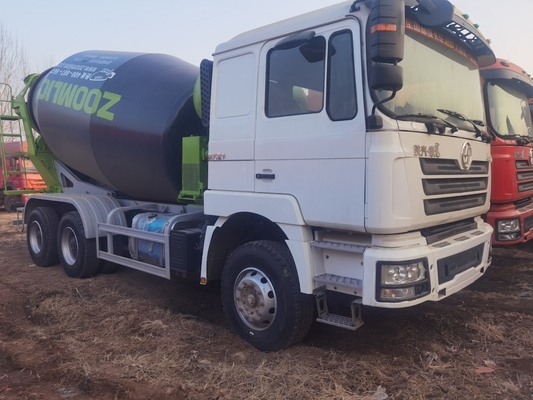 সেকেন্ড হ্যান্ড SHACMAN F3000 কংক্রিট মিশ্রণ ট্রাক 6x4 340HP ব্যবহৃত কংক্রিট মিশ্রণ ট্রাক