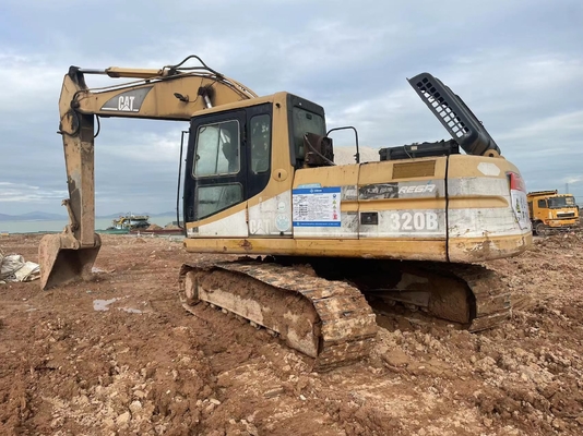 মূল জাপান Cat 320b সেকেন্ড হ্যান্ড এক্সক্যাভারেটর, Caterpillar ব্যবহৃত ট্র্যাক এক্সক্যাভারেটর 20 টন