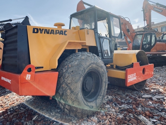 কম্পন সেকেন্ড হ্যান্ড রোড রোলার, Uesd Dynapc CA25 ভারী সরঞ্জাম জন্য রোলার