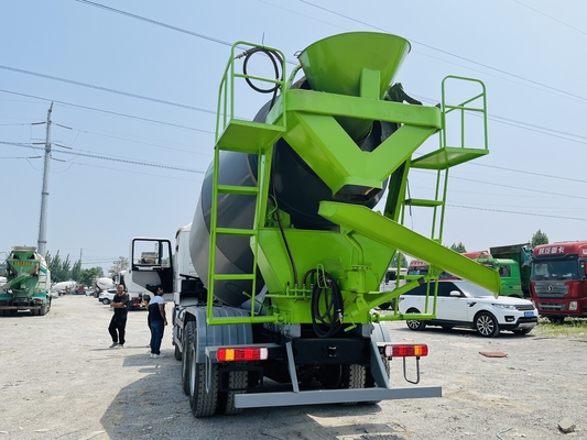 সেকেন্ড হ্যান্ড SHACMAN F3000 কংক্রিট মিশ্রণ ট্রাক 6x4 ব্যবহৃত কংক্রিট মিশ্রণ ট্রাক