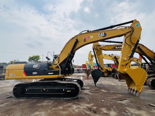 সেকেন্ড হ্যান্ড নির্মাণ যন্ত্রপাতি ব্যবহৃত CAT 336D খনির খননকারী 2m3 বালতি সহ