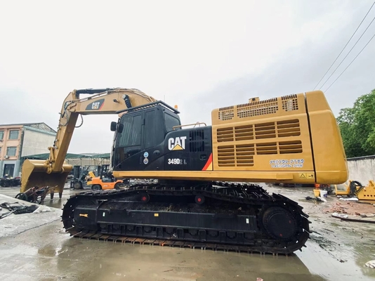 মূল জাপান Cat 349D সেকেন্ড হ্যান্ড খননকারী, Caterpillar ব্যবহৃত ট্র্যাক খননকারী 49 টন