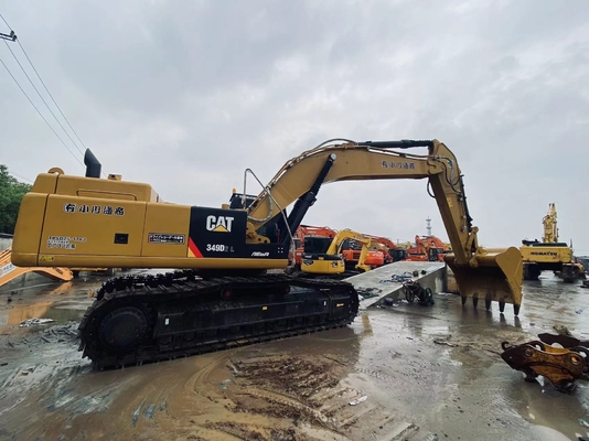 মূল জাপান Cat 349D সেকেন্ড হ্যান্ড খননকারী, Caterpillar ব্যবহৃত ট্র্যাক খননকারী 49 টন