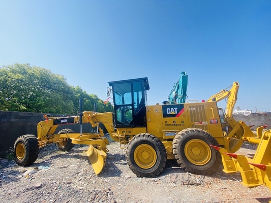 ভারী যন্ত্রপাতি ব্যবহৃত Caterpillar Cat 140H মোটর গ্রেডার বিক্রয়ের জন্য Ripper সঙ্গে দ্বিতীয় হাত