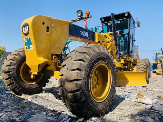 ভারী যন্ত্রপাতি ব্যবহৃত Caterpillar Cat 140H মোটর গ্রেডার বিক্রয়ের জন্য Ripper সঙ্গে দ্বিতীয় হাত