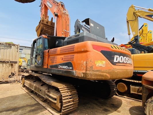 ৪৯ টন মূল ব্যবহৃত Doosan DX490LC-9C ক্রলার এক্সক্যাভার সেকেন্ড হ্যান্ড ২.৭২ মি3 বালতি ধারণক্ষমতা সহ