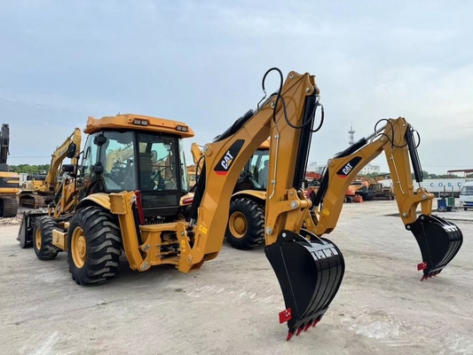 ব্যবহৃত CAT Caterpillar 420F ব্যাকহো লোডার হাইড্রোলিক মেশিন সেকেন্ড হ্যান্ড CAT ব্যাকহো এক্সক্যাভেটর
