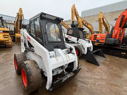 ব্যবহৃত Bobcat S300 মিনি স্কিড স্টিয়ার লোডার, সেকেন্ড হ্যান্ড Bobcat স্কিড লোডার 1m3 60KW