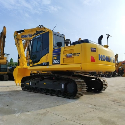 20 টন মূল জাপান ব্যবহৃত Komatsu PC200-8 হাইড্রোলিক ক্রলার খননকারী