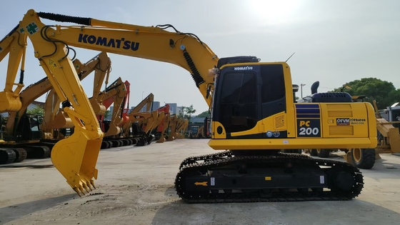 20 টন মূল জাপান ব্যবহৃত Komatsu PC200-8 হাইড্রোলিক ক্রলার খননকারী