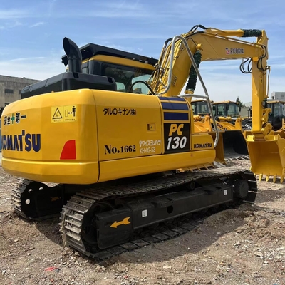 মূল জাপান তৈরি ব্যবহৃত Komatsu PC130-7 Excavator সেকেন্ড হ্যান্ড ক্রলার Excavator বিক্রয়ের জন্য