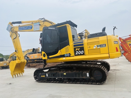 PC200-8 20 টন ব্যবহৃত ব্যাকহো ক্রলার হাইড্রোলিক এক্সক্যাভারেটর জাপান মূল