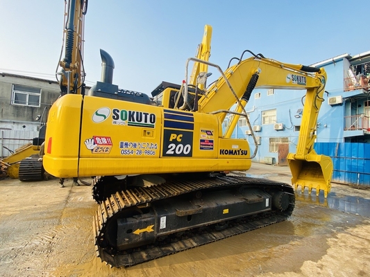 জাপানি মূল ব্যবহৃত Komatsu Pc200-8 Excavator 80% নতুন ভাল অবস্থায়