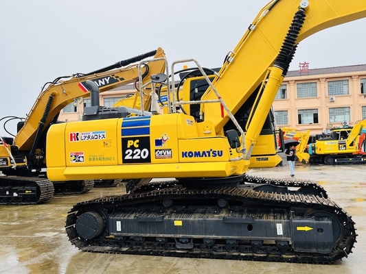 ব্যবহৃত কমাতসু PC220-8 সেকেন্ড হ্যান্ড ক্রাউয়ার এক্সক্যাভার ব্যাকহো 1 সিবিএম বালতি ক্ষমতা নির্মাণ যন্ত্রপাতি