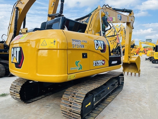 12 টন 90% নতুন CAT 312D2GC সেকেন্ড হ্যান্ড ক্যাটারপিলার এক্সক্যাভারেটর ব্যবহৃত CAT ক্রলার এক্সক্যাভারেটর CAT 312D নির্মাণ যন্ত্রপাতি