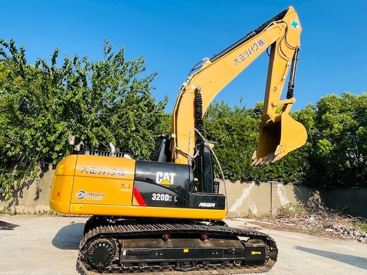 সেকেন্ড হ্যান্ড CAT Caterpillar 320D হাইড্রোলিক ক্রলার এক্সক্যাভেটর 20 টন