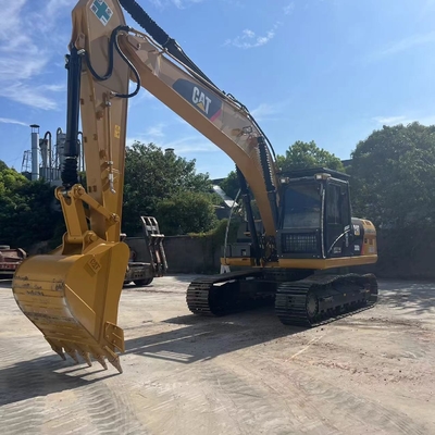 100% মূল ব্যবহৃত CAT Caterpillar 320D ক্রলার 1m3 ধারণক্ষমতা হাইড্রোলিক খননকারী