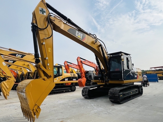 100% জাপান মেড ইউসড CAT 320D2 Caterpillar Excavator সেকেন্ড হ্যান্ড হাইড্রোলিক ক্রলার Digger 1CBM বালতি ক্ষমতা