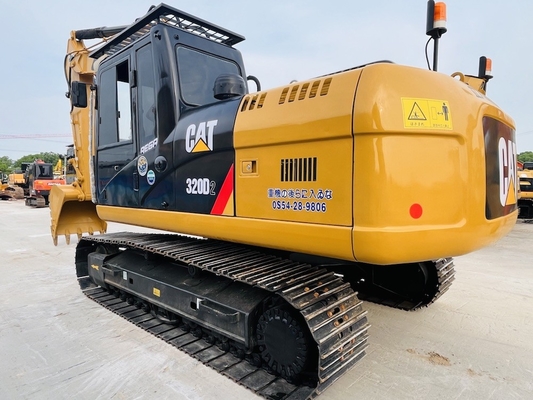 100% জাপান মেড ইউসড CAT 320D2 Caterpillar Excavator সেকেন্ড হ্যান্ড হাইড্রোলিক ক্রলার Digger 1CBM বালতি ক্ষমতা