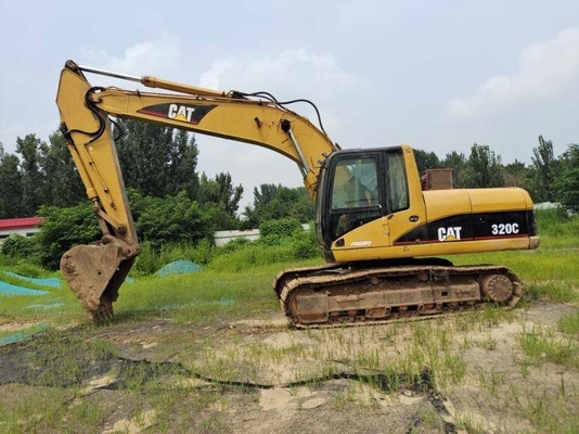 মূল CAT 320C ব্যবহৃত ক্রলার এক্সক্যাভেটর 20 টন CAT 3066ATAAC ইঞ্জিন সহ সেকেন্ড হ্যান্ড CAT এক্সক্যাভেটর