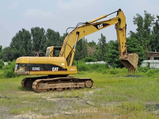 মূল CAT 320C ব্যবহৃত ক্রলার এক্সক্যাভেটর 20 টন CAT 3066ATAAC ইঞ্জিন সহ সেকেন্ড হ্যান্ড CAT এক্সক্যাভেটর