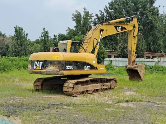 মূল CAT 320C ব্যবহৃত ক্রলার এক্সক্যাভেটর 20 টন CAT 3066ATAAC ইঞ্জিন সহ সেকেন্ড হ্যান্ড CAT এক্সক্যাভেটর