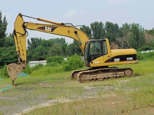 মূল CAT 320C ব্যবহৃত ক্রলার এক্সক্যাভেটর 20 টন CAT 3066ATAAC ইঞ্জিন সহ সেকেন্ড হ্যান্ড CAT এক্সক্যাভেটর