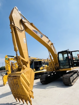 CAT 320C সেকেন্ড হ্যান্ড ক্রলার এক্সক্যাভেটর সর্বোচ্চ খনন গভীরতা 6550mm এবং CAT 3066 ইঞ্জিন মডেল