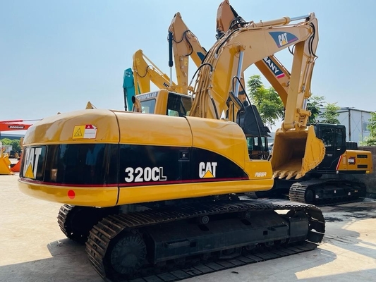 সেকেন্ড হ্যান্ড 20t Digger ব্যবহৃত CAT 320CL Caterpillar Crawer Excavator
