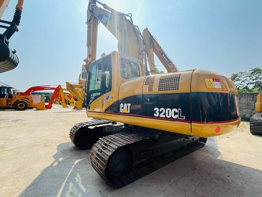 সেকেন্ড হ্যান্ড 20t Digger ব্যবহৃত CAT 320CL Caterpillar Crawer Excavator